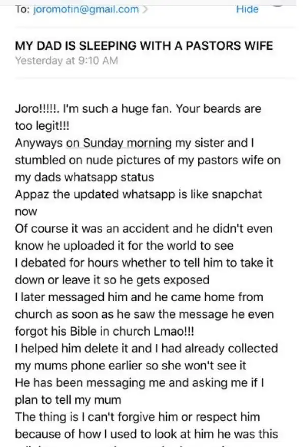 N*ked Picture of Nigerian Pastor